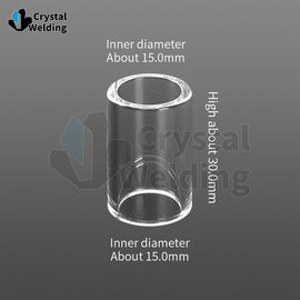 10# tig clear nozzle 53GQ High temperature resistant glass cover tig welding accesscories wp17/18/26 WP9/20