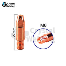 Load image into Gallery viewer, 24KD Contact Tips Nozzle Holder One Neck MIG Torch Gun Euro Style MIG Mag Welding Torch Consumables 0.9mm 1.0mm Tip