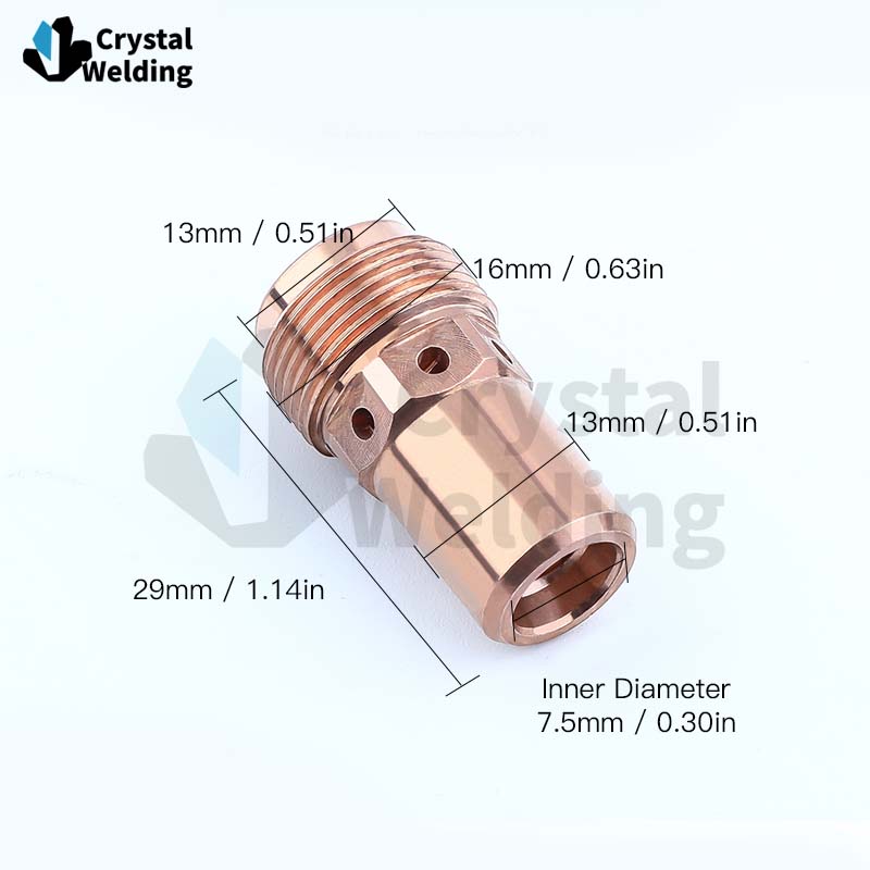 Welding Accessories Set, Nozzle, Swirl Ring, Contact Tip, Contact Tip Holder, Suitable for Fronius Robot RA280 Welding Gun