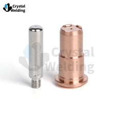 Load image into Gallery viewer, S45 Extended Nozzle and Electrode Plasma Torch Consumables Compatible with S45 PD0103 Nozzle PR0106 Nozzle Tips