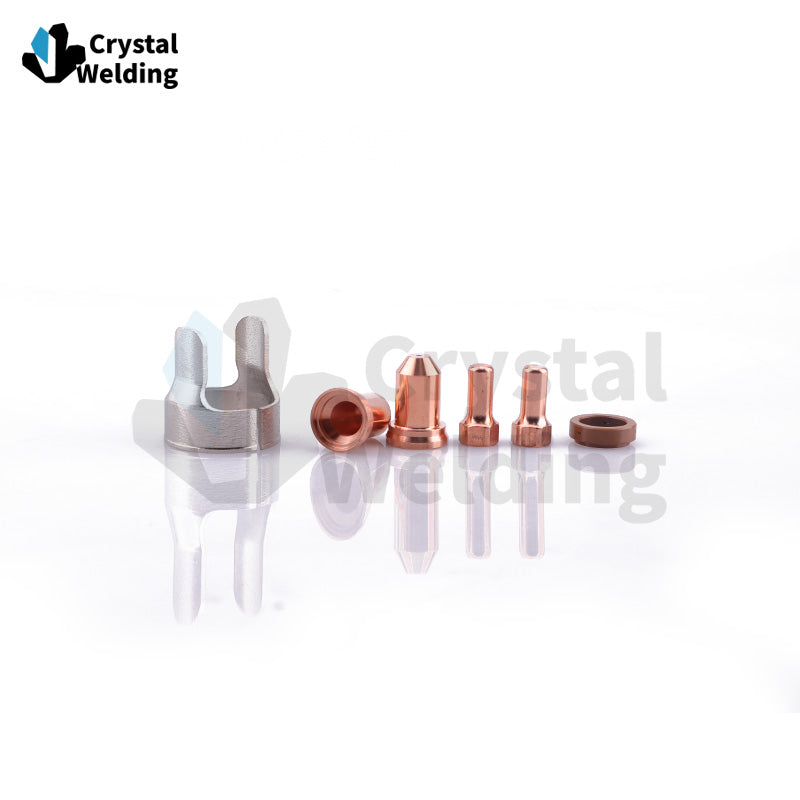 Plasma Cutting Consumables Kit PT-80 IPT-80 PTM-80 PT80 Electrode Tip Nozzle Swirl Ring Torch
