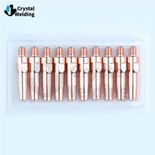 Load image into Gallery viewer, Copper MIG WELDING CONTACT TIP M6 45mm 45mm 0.8/1.0/1.21.4/1.6mm for 200A 350A 500A Torch