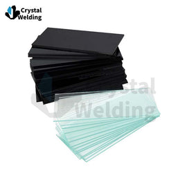 Welding Mask with Black/Dark Green Lenses & White Glass - 7#8#9# for Argon Arc Welding & Edge Grinding