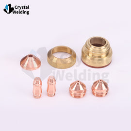 Plasma Torch Electrode Hc-1303 Electrode 331013 Nozzle Plasma Nozzle 332013 Protective Cap 333013 Plasma Torch Accessories Hc-1303 Plasma Parts Plasma Cutting Electrode 331013 Plasma Nozzle Plasma Protective Cap