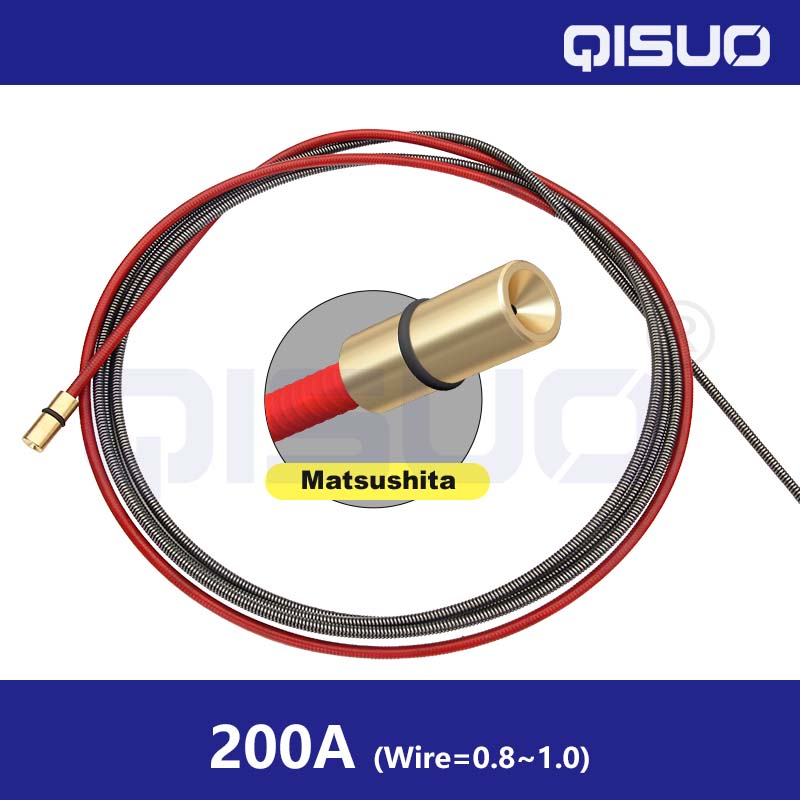 MIG Euro Steel Wire Liner Red Blue Copper Liners 1.0mm 1.2mm for Binzel Style MIG/Mag/CO2 Welding Gas Torch 24kd 36kd
