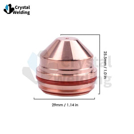 5PCS non-original Plasma Cutting Consumables Plasma Cutting Nozzle 220892 For Maxpro200(130A) Torch