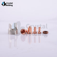 Load image into Gallery viewer, Plasma Cutting Consumables Kit PT-80 IPT-80 PTM-80 PT80 Electrode Tip Nozzle Swirl Ring Torch