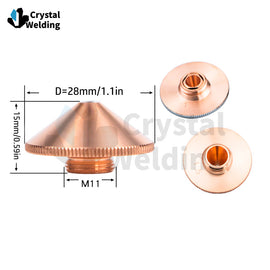 laser machine accessories standard laser cutting nozzle