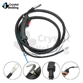 14ak Welding Torch Gas Electric Replacement Welder Welding Torch 2.5 / 3/4m15 Split Gas Shielded Welding Torch