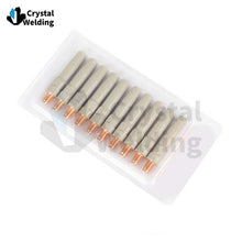 Load image into Gallery viewer, Two Protected Torch Consumable CuCrZr/Copper Coated Tip Non-stick Welding Slag Coated Nozzle for Matsushita