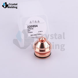 5PCS Plasma Nozzle 220554 50 AMP for Hpr130 Plasma Cutting Torch Consumables 50AS