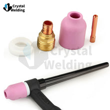 Load image into Gallery viewer, WP9 TIG Welding Torch Consumable, TIG Torch Gas Diffuser, Ceramic Nozzle with Mesh Screen, Gas Guide