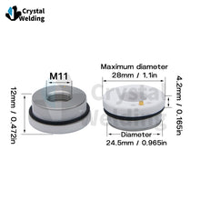 Load image into Gallery viewer, TOP Laser Ceramic Ring D28 D32 For Raytools WSX Precitec Bodor Ospri
