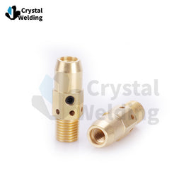 MIG Welding Accessory Brass 54A Gas Diffusers Welding Tip Holder Tweco Style Gas Diffuser Tip Holder 54A