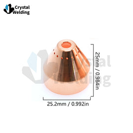 5PCS non-original 220993 Copper Shield for 105 a Mechanized Plasma Cutting Welding Consumables