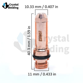 5PCS non-original 220937 Plasma Cutter Electrode mouth For Hypertherm MAX200 Plasma Torch