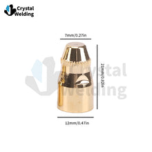 Load image into Gallery viewer, P-80 Gas Plasma Cutting Electrode P80 Copper Surface gilding Cutter Accessories Parts Plasma cutting spare parts