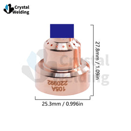 5PCS non-original Handheld Cutting Torch 30-105 A 220992 and Consumables for Plasma Cutting