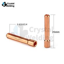 Load image into Gallery viewer, WP9 TIG Welding Torch Consumable, TIG Torch Gas Diffuser, Ceramic Nozzle with Mesh Screen, Gas Guide