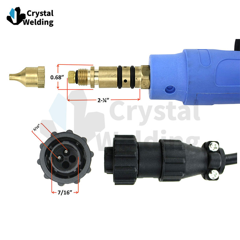 250 Amp MIG Gun Torch compatible with Miller_Hobart