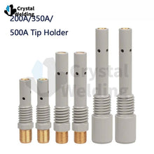 Load image into Gallery viewer, 200A/350A/500A Universal Tip Holder Ceramic Coated Compatible with Lincoln/Miller