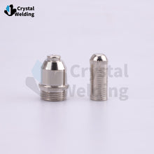 Load image into Gallery viewer, SG130 Nozzle &amp; Electrode Silver Brass Plasma Cutting Replacement Consumable