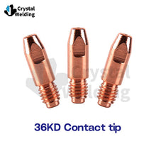 Load image into Gallery viewer, 24KD Contact Tips Nozzle Holder One Neck MIG Torch Gun Euro Style MIG Mag Welding Torch Consumables 0.9mm 1.0mm Tip