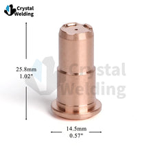 Load image into Gallery viewer, S45 Extended Nozzle and Electrode Plasma Torch Consumables Compatible with S45 PD0103 Nozzle PR0106 Nozzle Tips