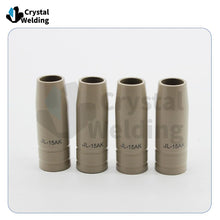 Load image into Gallery viewer, 14AK-15AK Coating Gas Nozzle Euro Style Mig Welding Gun Tip Nozzle Shield Cup For Mb 14ak 15ak