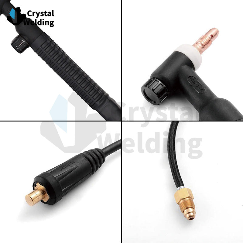 TIG Welding Torch Wp17welder Torch 140A 150-AMP Air Cooled Sr-17V TIG Welder Gun with Europe Plug