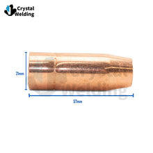 Load image into Gallery viewer, Mig Welding Nozzles 21-50-F 1/2&quot; FITS Tweco Mini#1 &amp; Magnum 100L Replacement