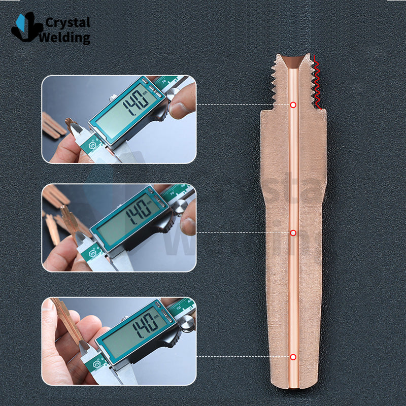 Copper MIG WELDING CONTACT TIP M6 45mm 45mm 0.8/1.0/1.21.4/1.6mm for 200A 350A 500A Torch