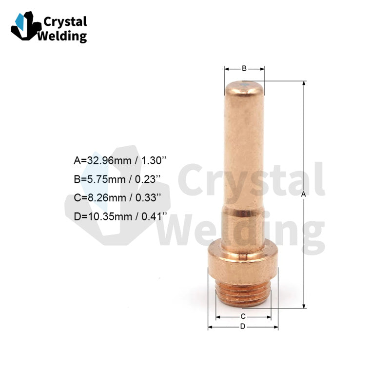 Plasma Cutting Torch CB70 Parts Consumables electrode nozzle Tip for Trafimet CB-70 Torch