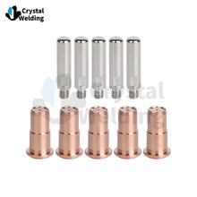 Load image into Gallery viewer, S45 Extended Nozzle and Electrode Plasma Torch Consumables Compatible with S45 PD0103 Nozzle PR0106 Nozzle Tips