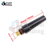 Load image into Gallery viewer, TIG welding accessories 57Y02 Long back cap 300M Med back cap 57Y04 Short back cap for WP17 WP18 WP26 water-cooled welding gun