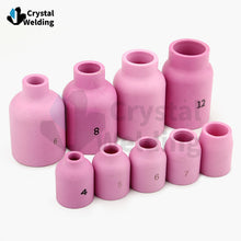 Load image into Gallery viewer, WP9 TIG Welding Torch Consumable, TIG Torch Gas Diffuser, Ceramic Nozzle with Mesh Screen, Gas Guide