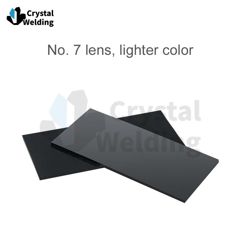 Welding Mask with Black/Dark Green Lenses & White Glass - 7#8#9# for Argon Arc Welding & Edge Grinding