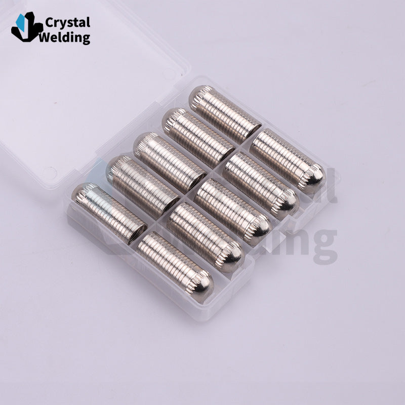 SG130 Nozzle & Electrode Silver Brass Plasma Cutting Replacement Consumable