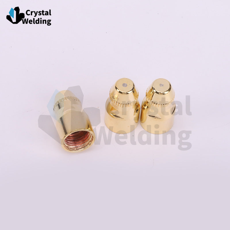 P-80 Gas Plasma Cutting Electrode P80 Copper Surface gilding Cutter Accessories Parts Plasma cutting spare parts