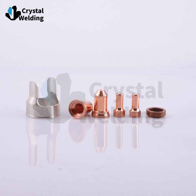 Plasma Cutting Consumables Kit PT-80 IPT-80 PTM-80 PT80 Electrode Tip Nozzle Swirl Ring Torch