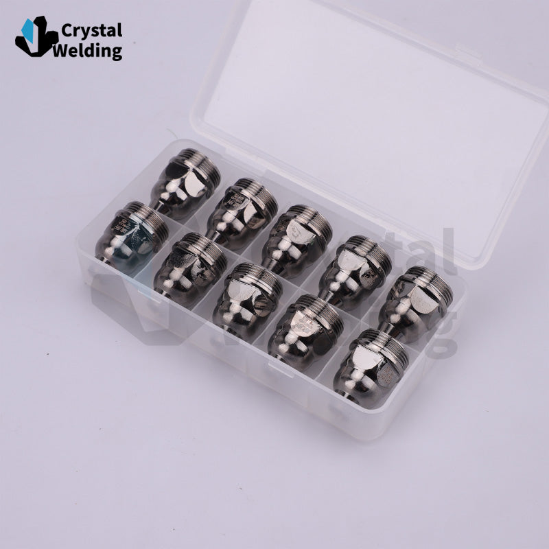 Contactable Black P80 Copper Nozzle Industrial Plasma Cutting Consumables for Welding and Cutting Torch Applications