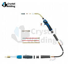 Load image into Gallery viewer, 24KD Mig Welding Torch Mig Gun Gas Cooled Welding Torch