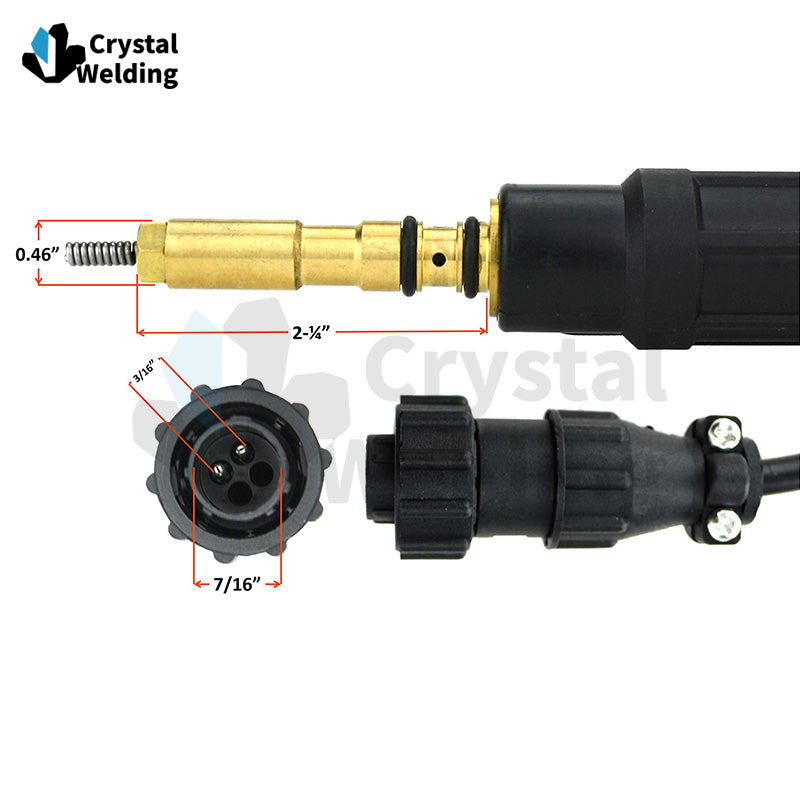 MIG Gun Torch compatible with Miller