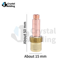 Load image into Gallery viewer, TIG Welding Torch Medium Gas Lens Collets Body 45V26 2.4mm 45V27 3.2mm 45V28 4.0mm For WP17 WP18 WP26 Welding Torch Accessories