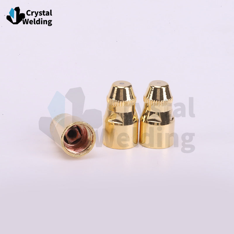 P-80 Gas Plasma Cutting Electrode P80 Copper Surface gilding Cutter Accessories Parts Plasma cutting spare parts