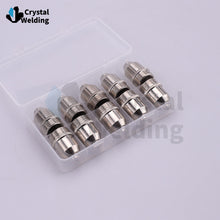 Load image into Gallery viewer, SG130 Nozzle &amp; Electrode Silver Brass Plasma Cutting Replacement Consumable
