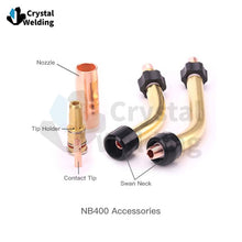 Load image into Gallery viewer, 200/300/400A Bernard-Style CO2 Gas-Shielded MIG Gun Set 5m Flexible Cable