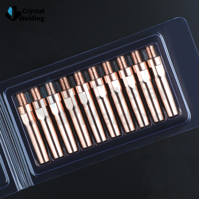 Copper MIG WELDING CONTACT TIP M6 45mm 45mm 0.8/1.0/1.21.4/1.6mm for 200A 350A 500A Torch
