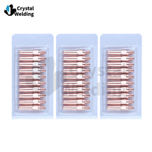 Load image into Gallery viewer, Copper MIG WELDING CONTACT TIP M6 45mm 45mm 0.8/1.0/1.21.4/1.6mm for 200A 350A 500A Torch