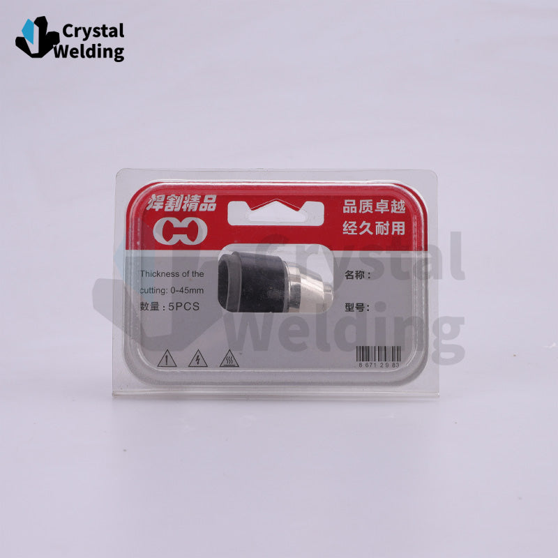 P80 Plasma Porcelain Mouth Shunt Cutting Torch Metal Contactable Protective Cover